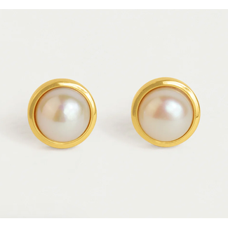 Large Studs Pearl Earrings