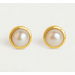 Large Studs Pearl Earrings