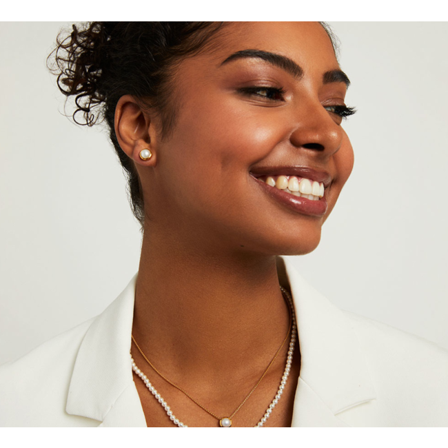 Large Studs Pearl Earrings