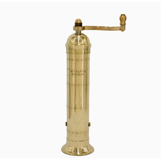 Brass Pepper Mill 9"