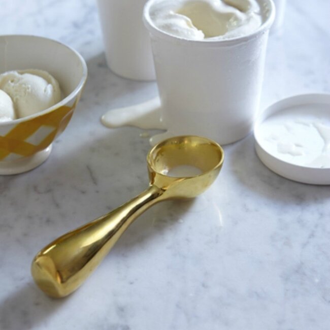 Brass Dessert Scoop