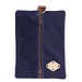 Flat Pack - Waxed Canvas - Blue Toiletry Bag