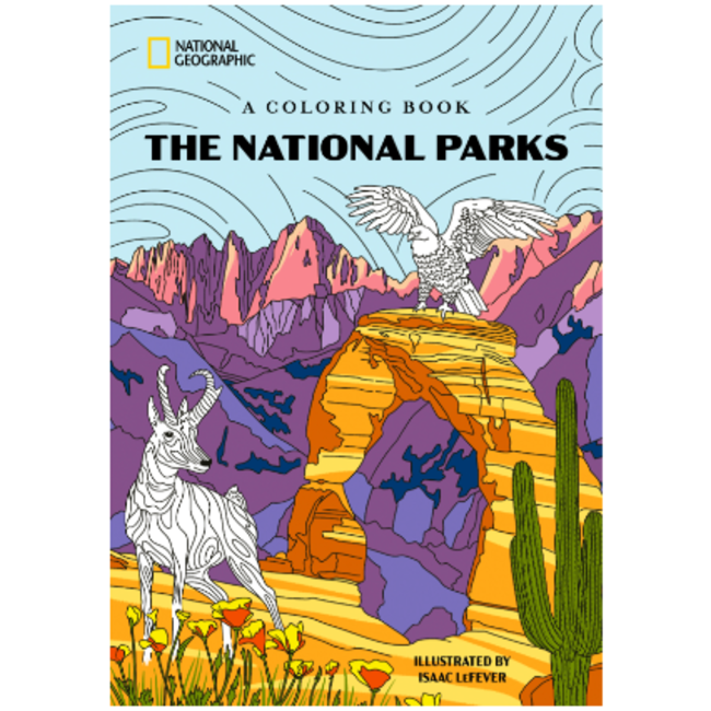 National Parks Coloring Book