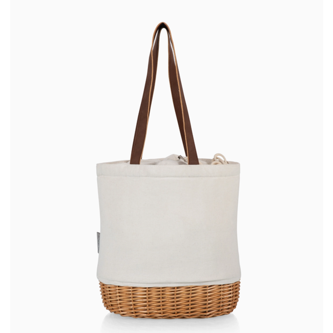 Insulated Basket Tote Natural