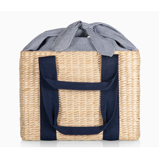 Parisian Picnic Basket Navy Blue