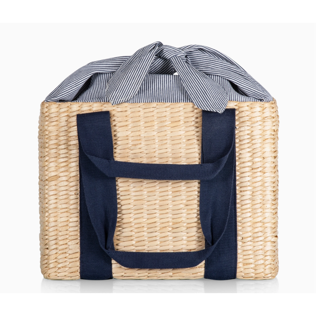 Parisian Picnic Basket Navy Blue