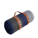 Fleece Blanket + Leather Tote Strap