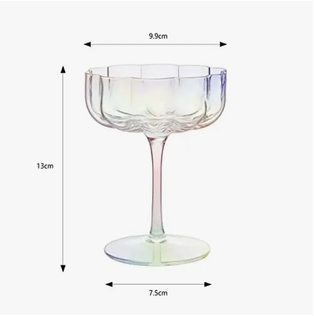 Flower Elegant Coupe - Iridescent