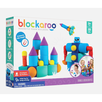 Blockaroo Magnetic Foam Blocks - Castle (35pcs)