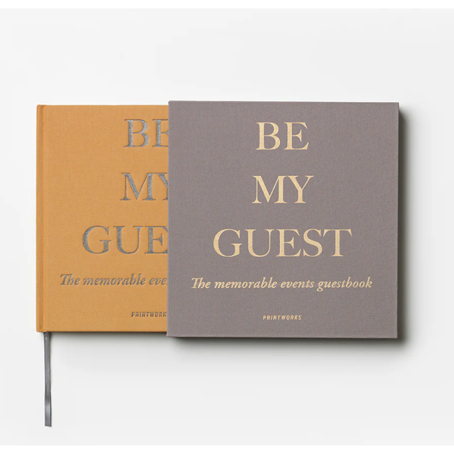 Guest Book - Beige Yellow