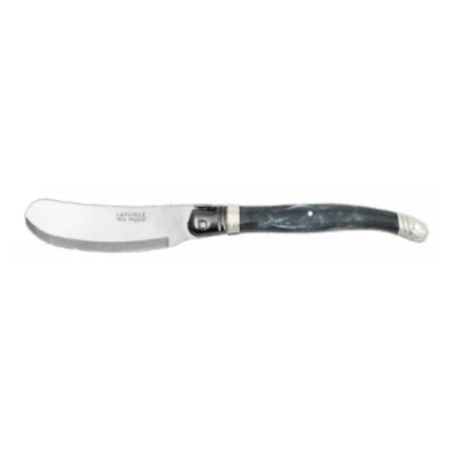 Butter Spreader Laguiole, Marble Grey