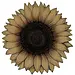 Die Cut Vintage Sunflower