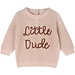 Little Dude Embroidered Sweater 3-6M