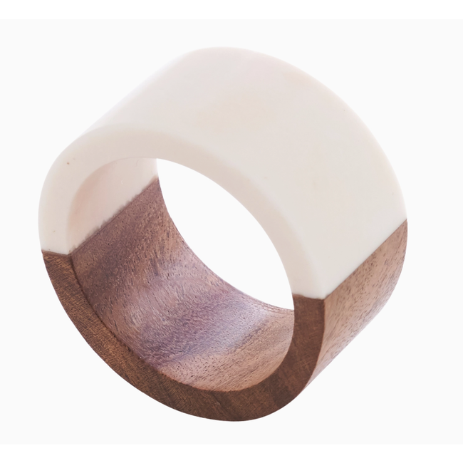 Wood + Resin Napkin Ring