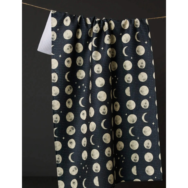 Moon Dots Tea Towel