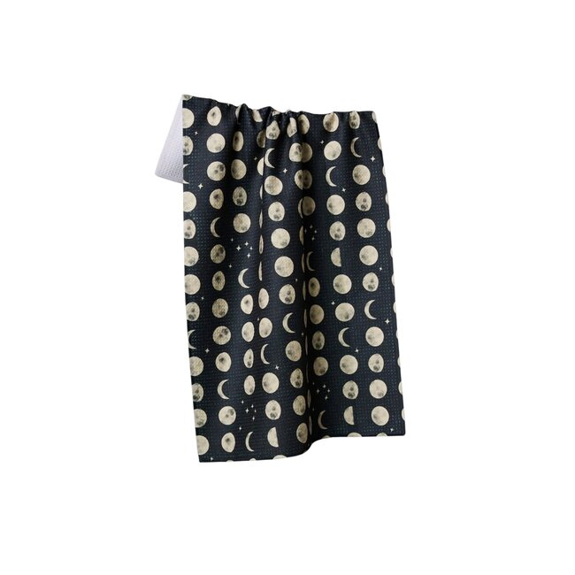 Moon Dots Tea Towel