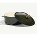 made in Enameled Cast Iron 7.5qt Oval Dutch Oven - Willow Green