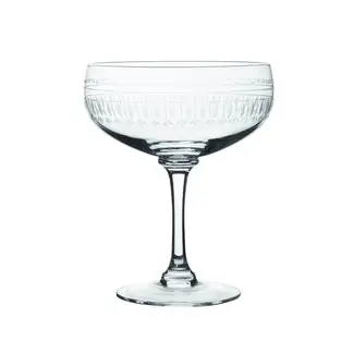 Vintage Cocktail Glass Oval