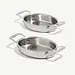 made in Set of 2, Gratins - Oval - Stainless Handles