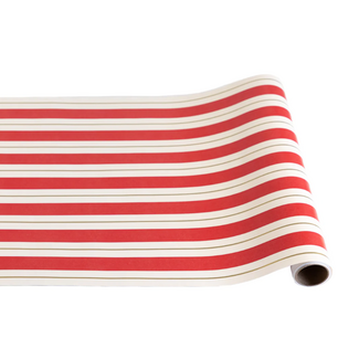 Red & Gold Awning Stripe Runner