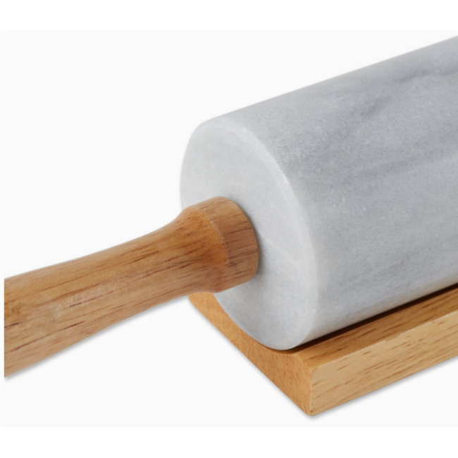 White Marble Rolling Pin
