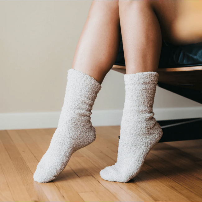 Cozy Cloud Socks - Ivory