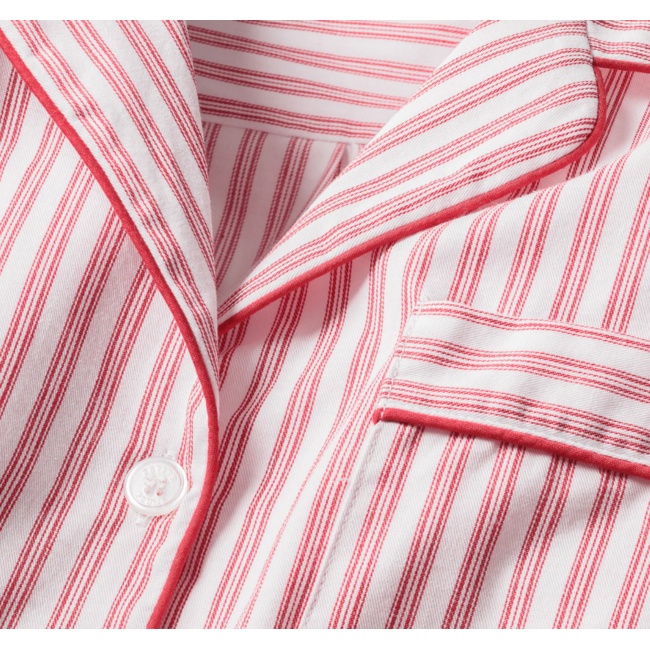 Women's Antique Red Ticking PJ Set