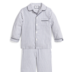 Kids Navy French Ticking Pajama Set