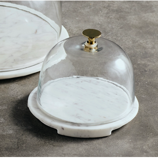 Cova Marble Base Dome Small
