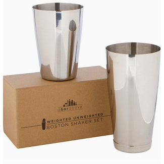 Boston Shaker weighted/unweighted - Silver
