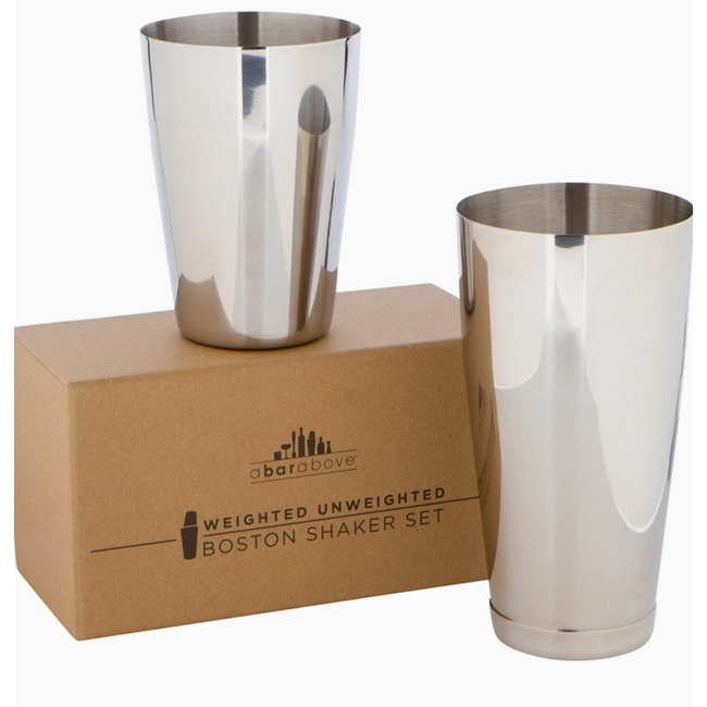 Boston Shaker weighted/unweighted - Silver