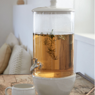 Glass Drink Dispenser With Stand - Fontana