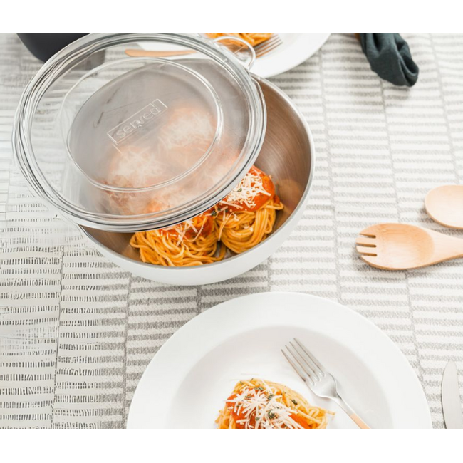 Vacuum Insulated Large Bowl - White