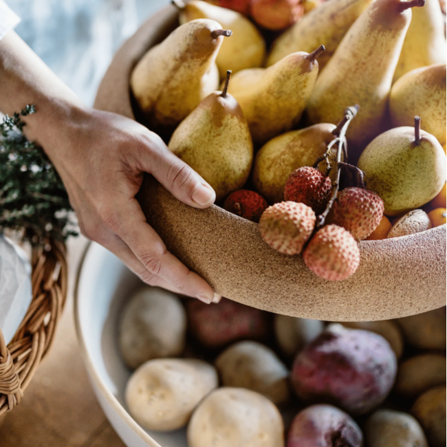 Clay Large Storage Bowl