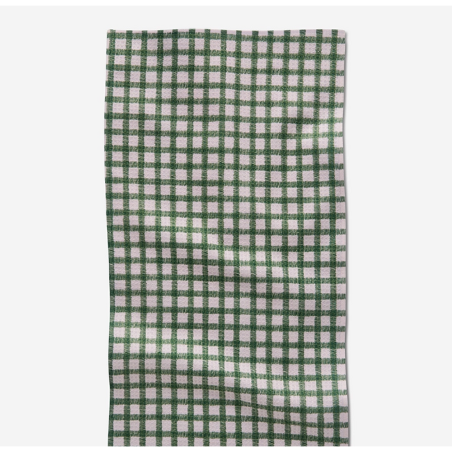 Fireside Plaid Green Bar Towel