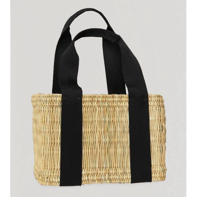Structured Weave Basket - Black Large