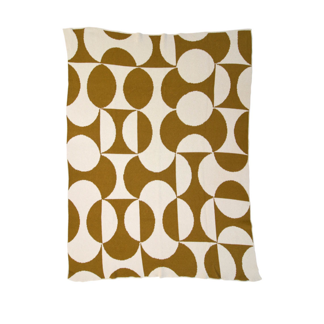 Puzzle Throw in Ochre