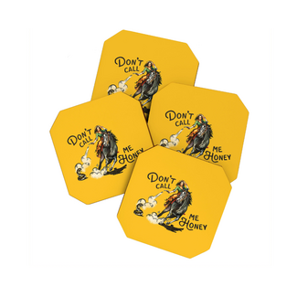 Don't Call Me Honey Retro Coasters S/4