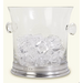 MATCH Pewter Crystal Ice Bucket with Handles