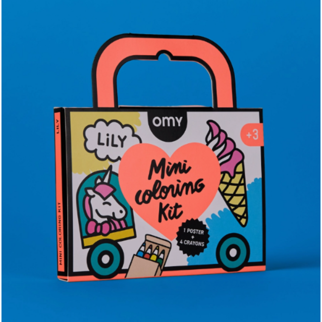 POCKET COLORING lily