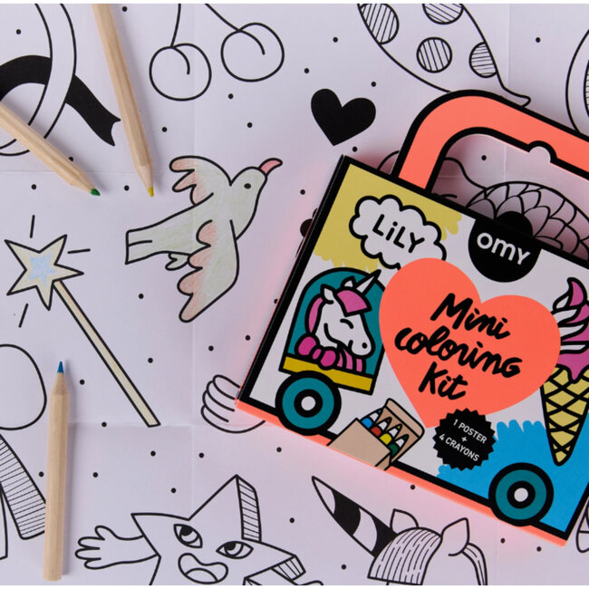 POCKET COLORING lily