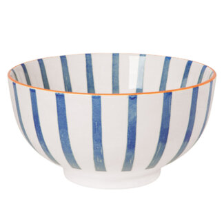 Citrus Burst Bowl Blue Stripe