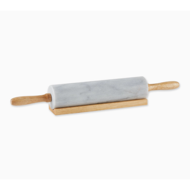 White Marble Rolling Pin
