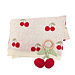 Cherry Orchard Baby Blanket + Ring Rattle Gift Set