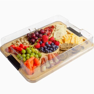 Charcuterie Board with Locking Lid