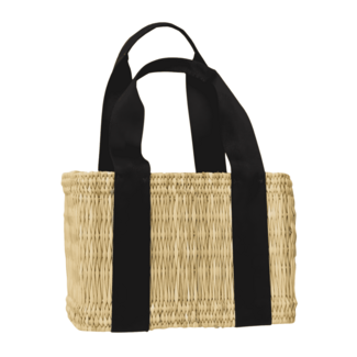 Structured Weave Basket - Black Medium