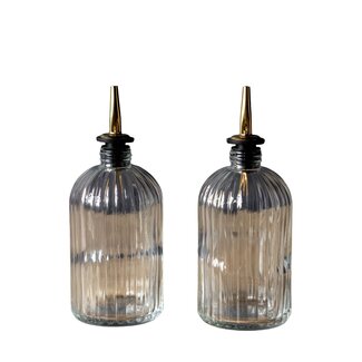 Scallop Glass Bottle