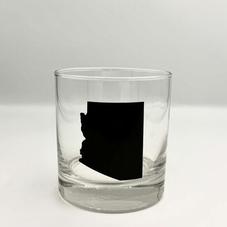 Arizona Rocks Glass Black