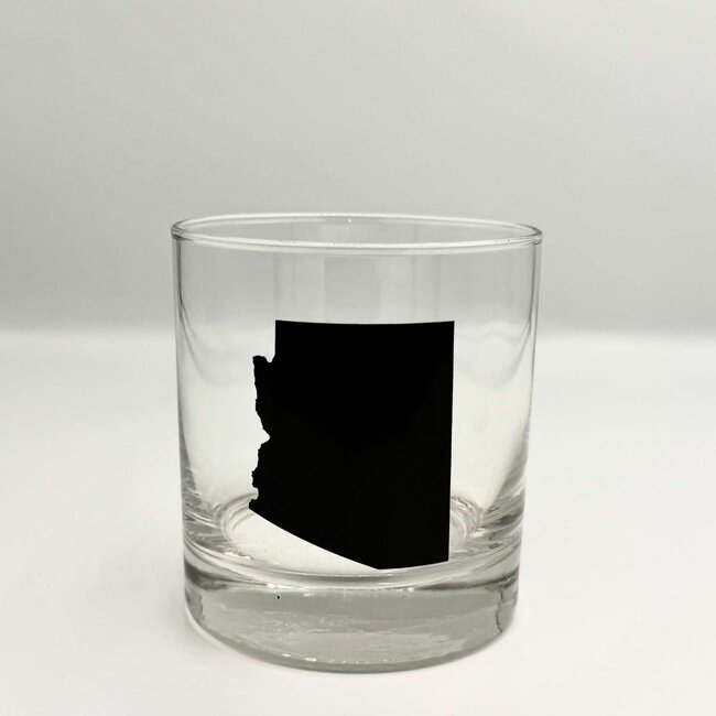 Arizona Rocks Glass Black