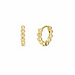 Ball Hoop Earrings - Tiny Gold
